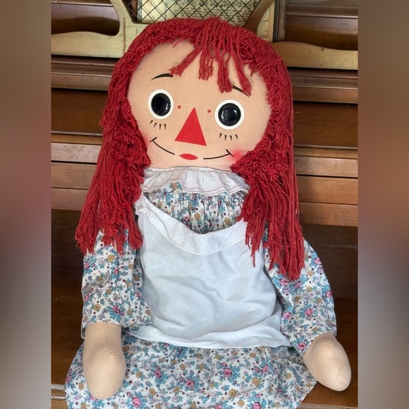Rare Vintage 1960's XL Annabelle The Original Knickerbocker Raggedy Ann Doll - Picture 4 of 13